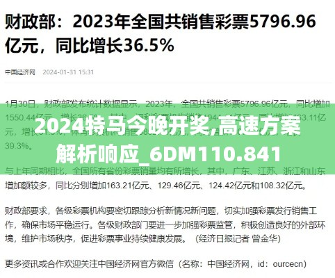 2024特马今晚开奖,高速方案解析响应_6DM110.841