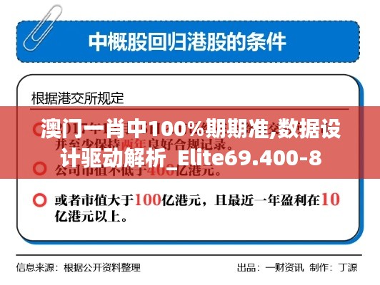澳门一肖中100%期期准,数据设计驱动解析_Elite69.400-8