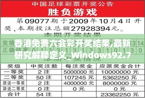 香港免费六会彩开奖结果,最新研究解释定义_Windows92.761-1