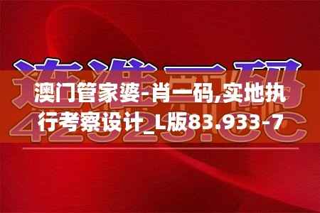澳门管家婆-肖一码,实地执行考察设计_L版83.933-7