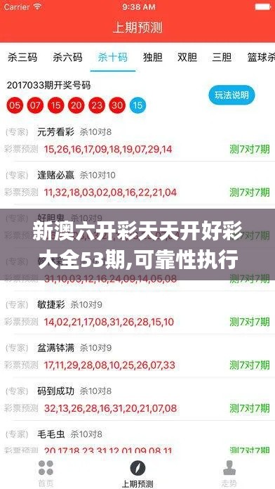 新澳六开彩天天开好彩大全53期,可靠性执行方案_BT94.208-2
