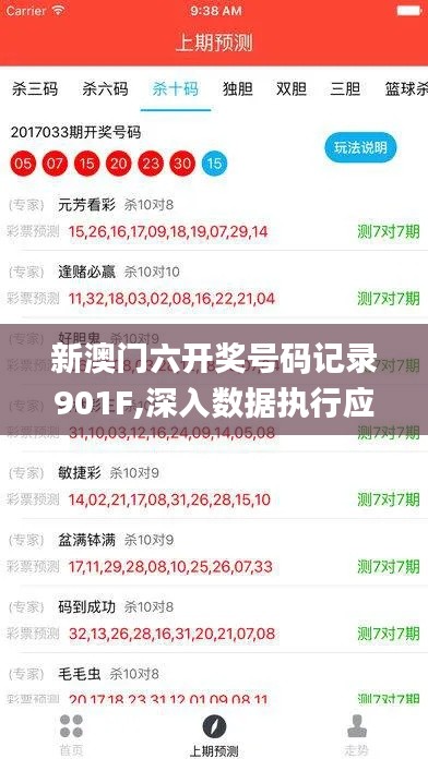 新澳门六开奖号码记录901F,深入数据执行应用_tool3.809
