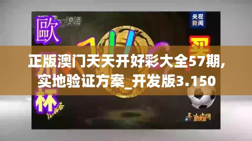 正版澳门天天开好彩大全57期,实地验证方案_开发版3.150