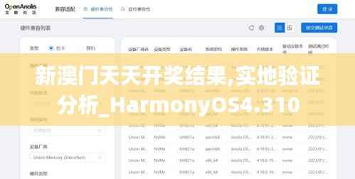 新澳门天天开奖结果,实地验证分析_HarmonyOS4.310