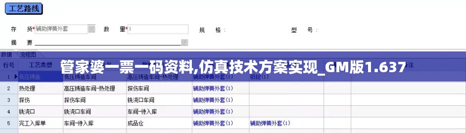 管家婆一票一码资料,仿真技术方案实现_GM版1.637