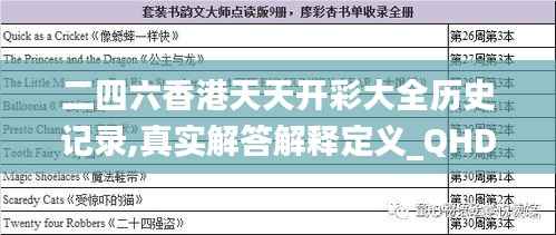 二四六香港天天开彩大全历史记录,真实解答解释定义_QHD10.738