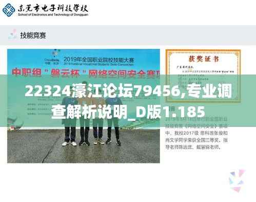 22324濠江论坛79456,专业调查解析说明_D版1.185