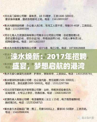 涞水焕新:2017年招聘盛宴,梦想启航的港湾