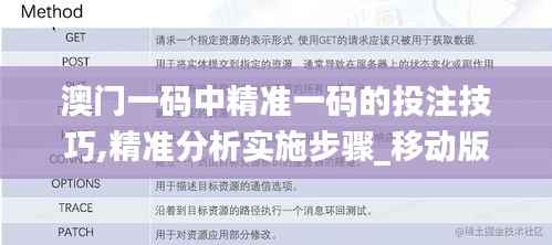 澳门一码中精准一码的投注技巧,精准分析实施步骤_移动版9.199