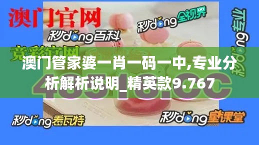 澳门管家婆一肖一码一中,专业分析解析说明_精英款9.767