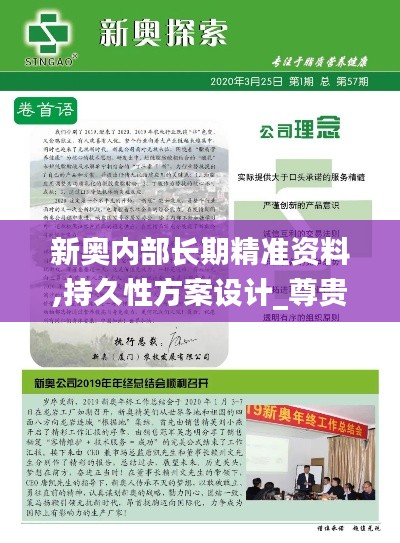 新奥内部长期精准资料,持久性方案设计_尊贵版7.180