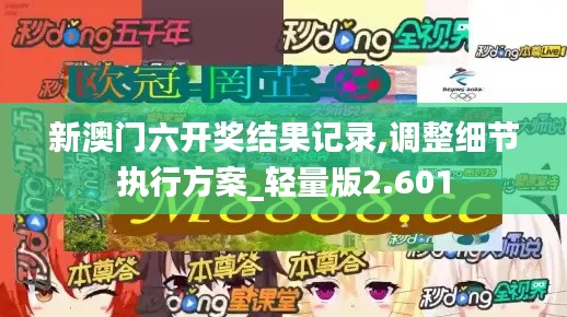 新澳门六开奖结果记录,调整细节执行方案_轻量版2.601