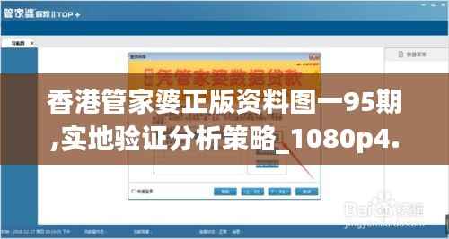 香港管家婆正版资料图一95期,实地验证分析策略_1080p4.950