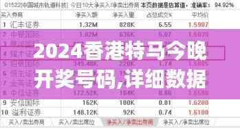 2024香港特马今晚开奖号码,详细数据解释定义_Max52.529
