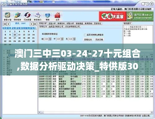 澳门三中三03-24-27十元组合,数据分析驱动决策_特供版30.159