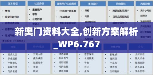新奥门资料大全,创新方案解析_WP6.767