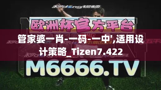 管家婆一肖-一码-一中′,适用设计策略_Tizen7.422