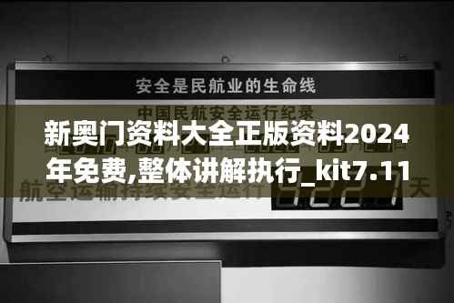 新奥门资料大全正版资料2024年免费,整体讲解执行_kit7.119