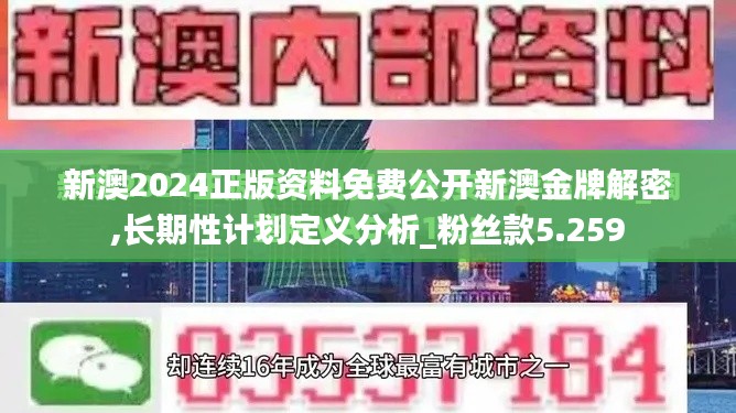 新澳2024正版资料免费公开新澳金牌解密,长期性计划定义分析_粉丝款5.259