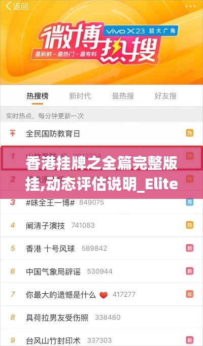 香港挂牌之全篇完整版挂,动态评估说明_Elite1.633
