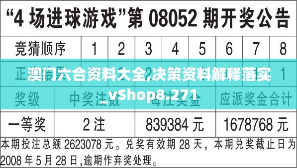 澳门六合资料大全,决策资料解释落实_vShop8.271