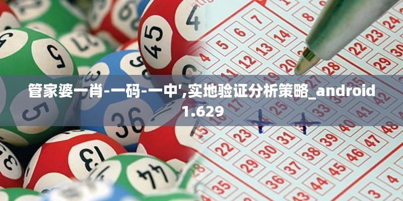 管家婆一肖-一码-一中′,实地验证分析策略_android1.629