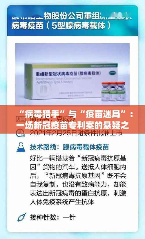 “病毒猎手”与“疫苗迷局”：一场新冠疫苗专利案的悬疑之旅