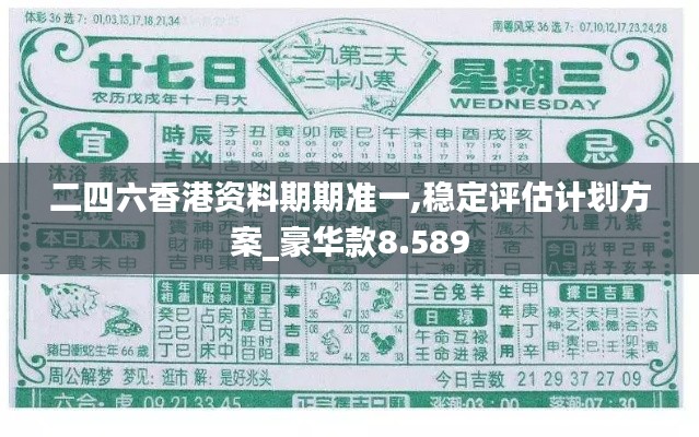 二四六香港资料期期准一,稳定评估计划方案_豪华款8.589