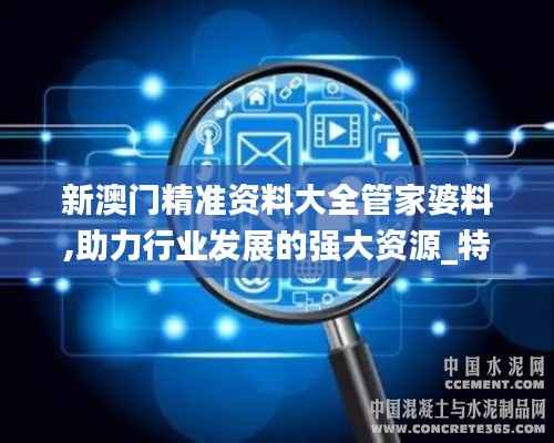 新澳门精准资料大全管家婆料,助力行业发展的强大资源_特供版3.251