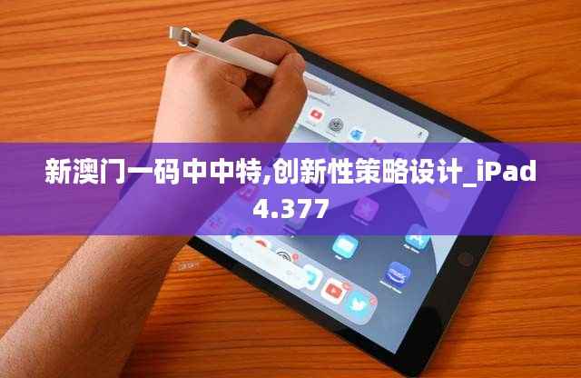 新澳门一码中中特,创新性策略设计_iPad4.377