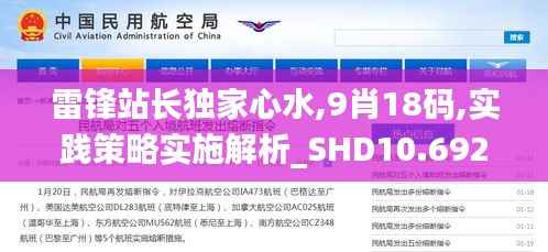 雷锋站长独家心水,9肖18码,实践策略实施解析_SHD10.692
