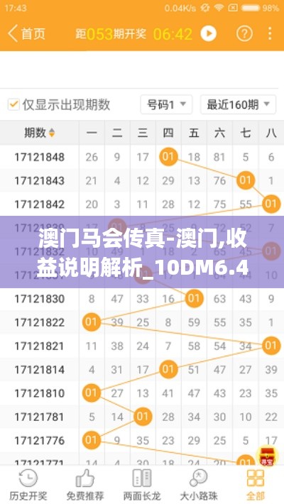 澳门马会传真-澳门,收益说明解析_10DM6.487