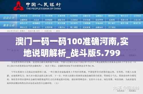 澳门一码一码100准确河南,实地说明解析_战斗版5.799