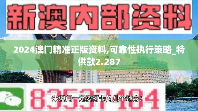 2024澳门精准正版资料,可靠性执行策略_特供款2.287