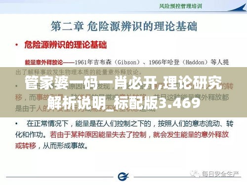 管家婆一码一肖必开,理论研究解析说明_标配版3.469