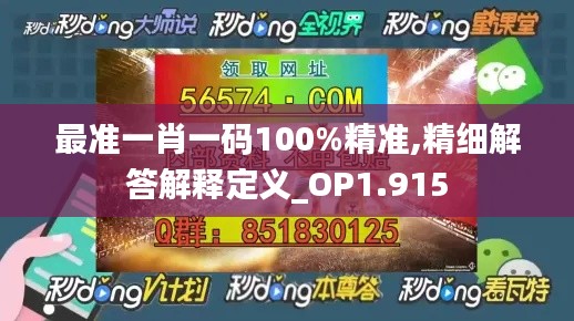 最准一肖一码100%精准,精细解答解释定义_OP1.915