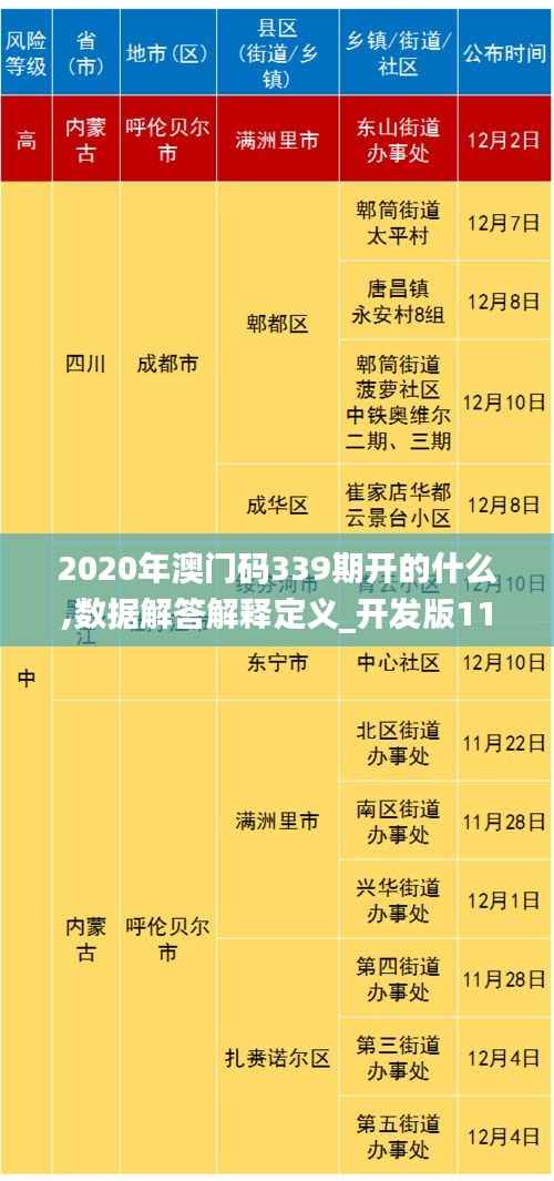 2020年澳门码339期开的什么,数据解答解释定义_开发版110.429