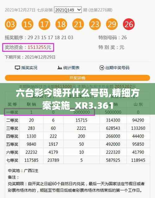 六台彩今晚开什么号码,精细方案实施_XR3.361