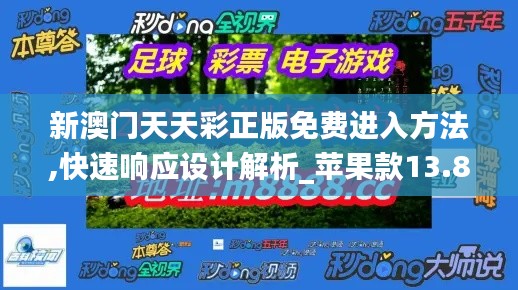 新澳门天天彩正版免费进入方法,快速响应设计解析_苹果款13.849