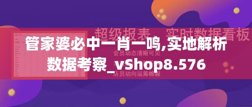管家婆必中一肖一鸣,实地解析数据考察_vShop8.576