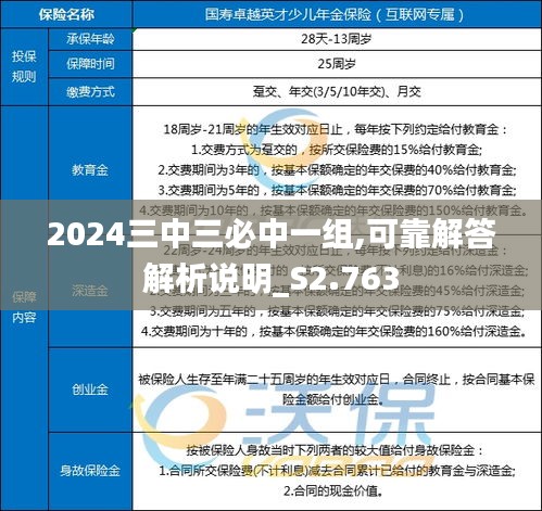 2024三中三必中一组,可靠解答解析说明_S2.763