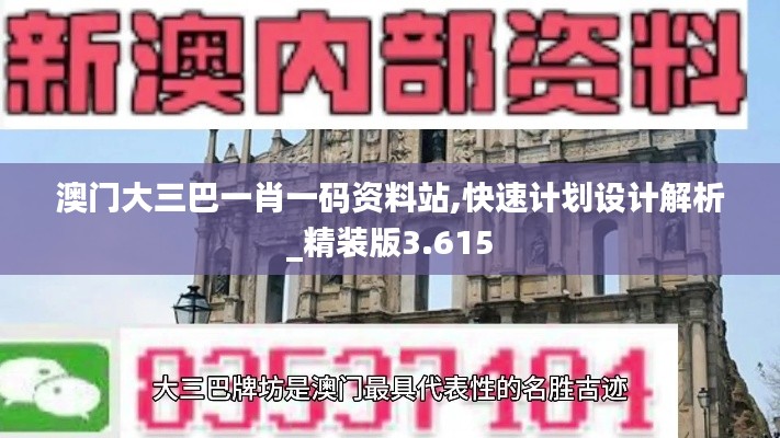 澳门大三巴一肖一码资料站,快速计划设计解析_精装版3.615