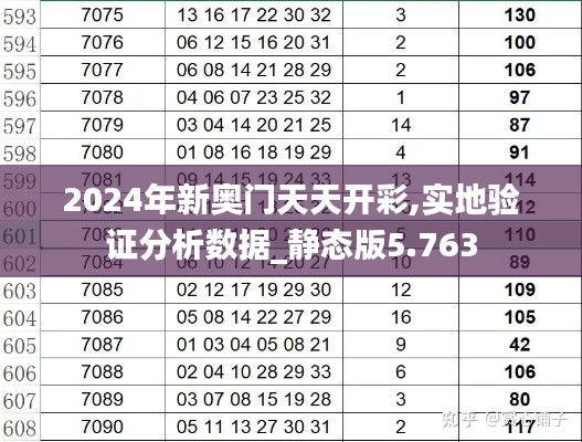 2024年新奥门天天开彩,实地验证分析数据_静态版5.763