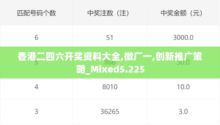香港二四六开奖资料大全,微厂一,创新推广策略_Mixed5.225