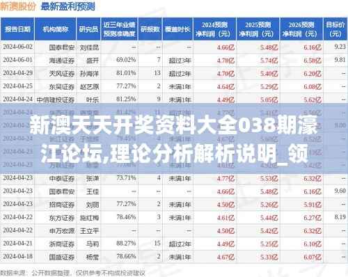 新澳天天开奖资料大全038期濠江论坛,理论分析解析说明_领航版7.607