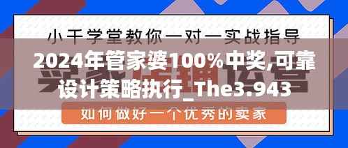 2024年管家婆100%中奖,可靠设计策略执行_The3.943