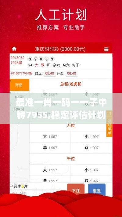 最准一肖一码一一子中特7955,稳定评估计划_KP8.677
