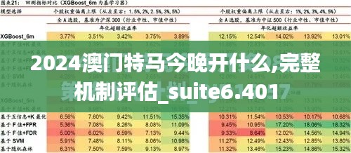 2024澳门特马今晚开什么,完整机制评估_suite6.401
