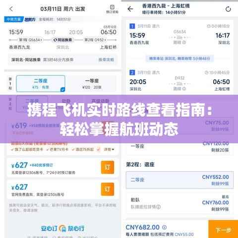 携程飞机实时路线查看指南：轻松掌握航班动态