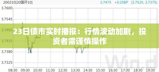 23日债市实时播报:行情波动加剧,投资者需谨慎操作